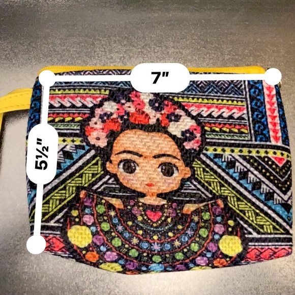 Stylish Frida Kahlo Small Yellow Purse – New from Calexico! 🌟 - Picture 8 of 8